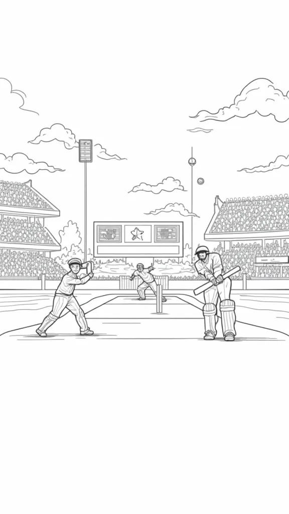 cricket coloring page